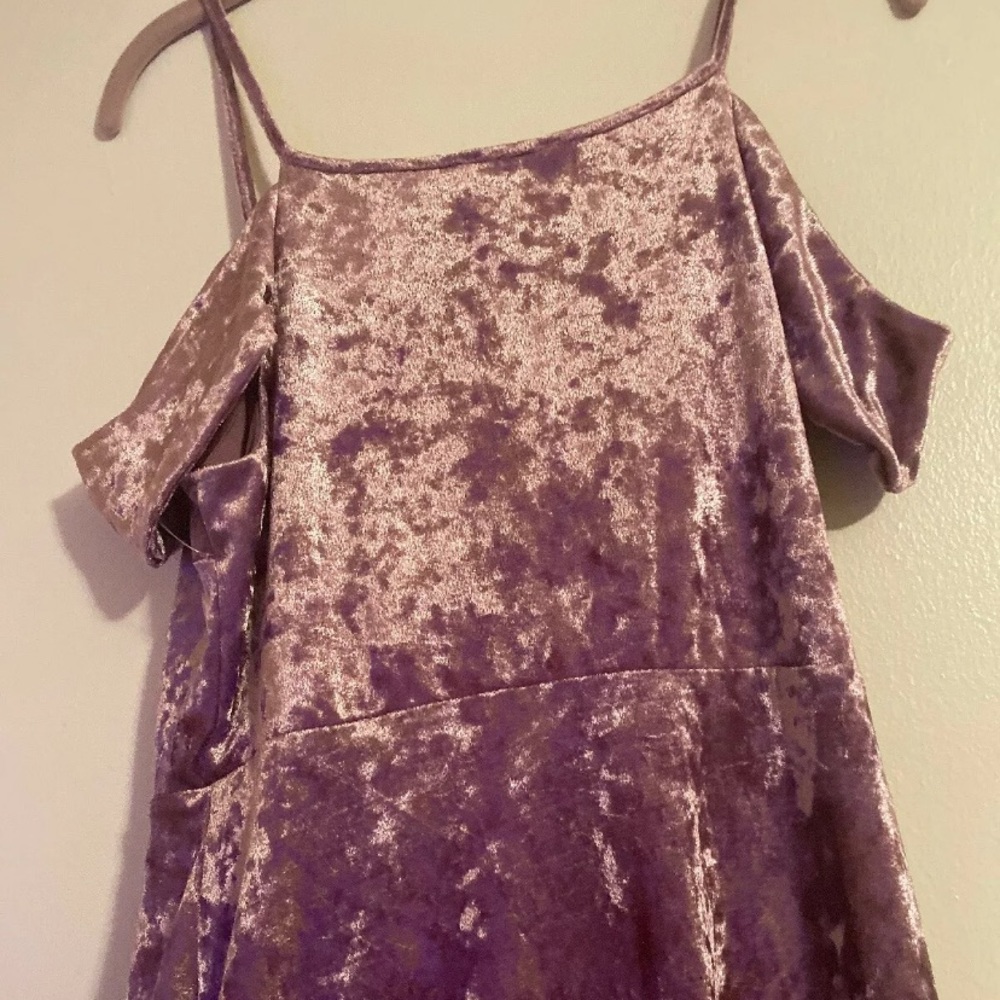 Charlotte Russe crushed Velvet dress